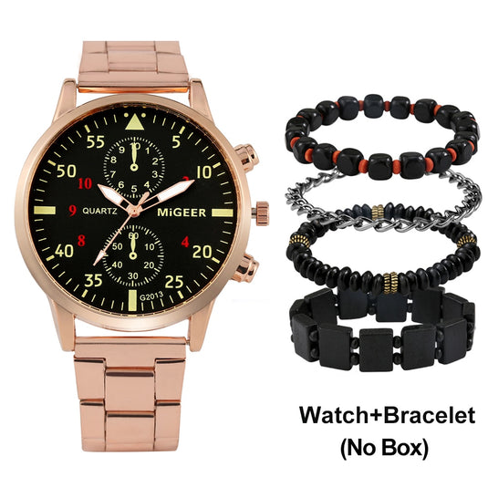 Men's watch proud, business men and occasions. Sora of controversy brown Comes with matching watch accessories