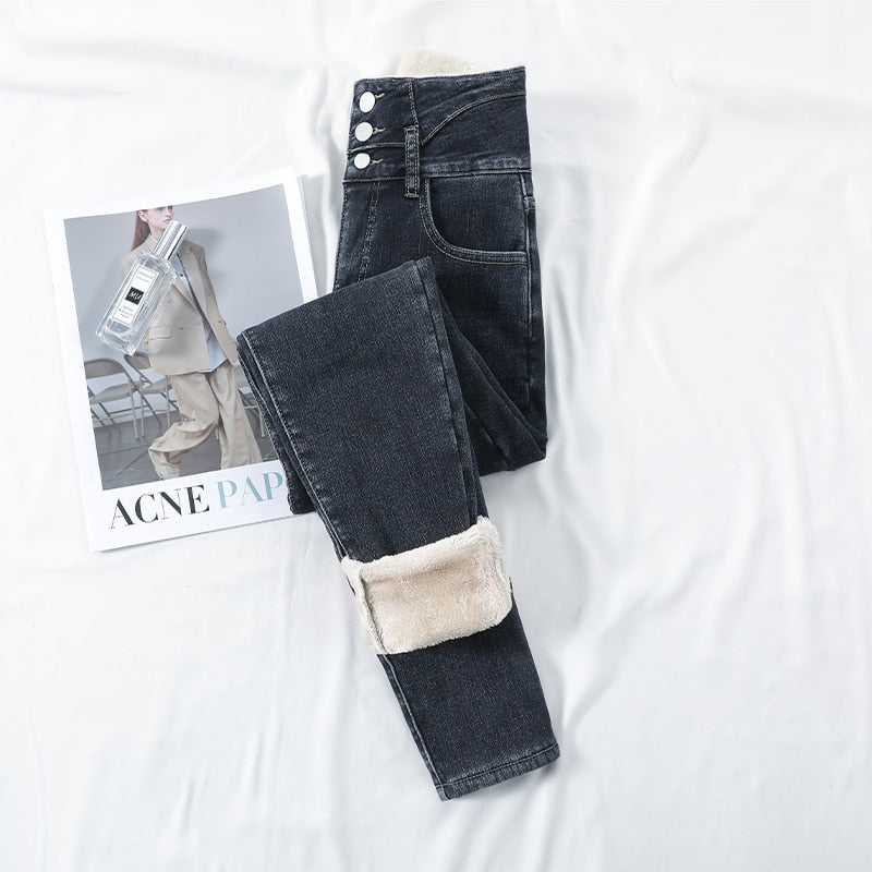Load image into Gallery viewer, ZOENOVAJeans For Women beautiful ،latest fashion Velvet and warm in winter 8 colors
