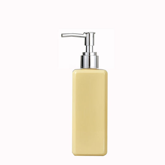 Glass box for bathroom shampoo It is beautiful and suitable for decoration It is refilled Colors: 5 colors