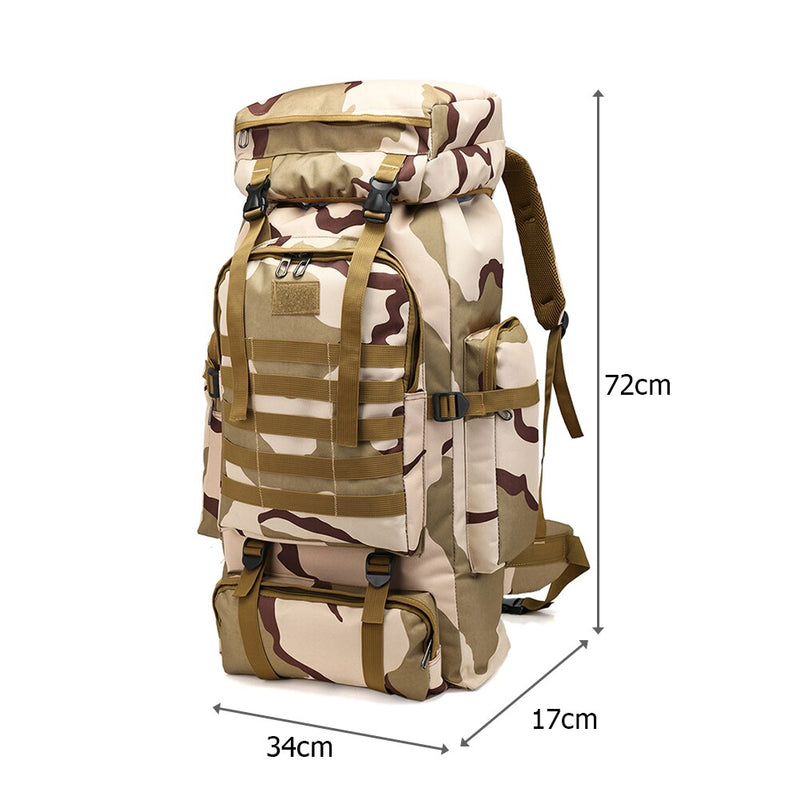 Load image into Gallery viewer, Large bag for travel and fishing bear in the back military figure waterproof
