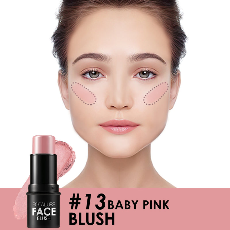 Load image into Gallery viewer, FOCALLURE makeup shimmer highlighter contour &amp; bronzer creamy shimmer powder glitter contour stick

