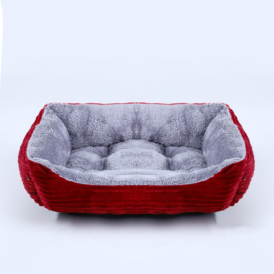 Bed for dogs, cats and pets square shape Various sizes and colors