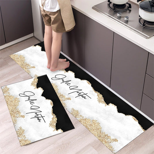 Fashion simple Scandinavian style kitchen rug