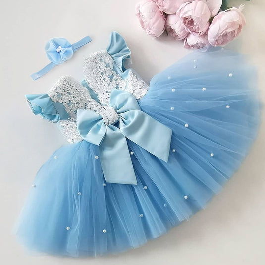 Dresses for baby girls, suitable for birthdays and baptisms Suitable for ages: 1" 2" 3 all sizes