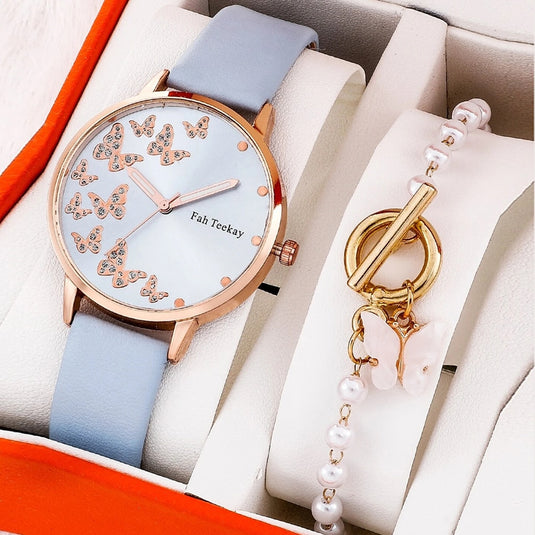 New women's watch 2022 Elegance title leather bracelet Sora looks like a clock
