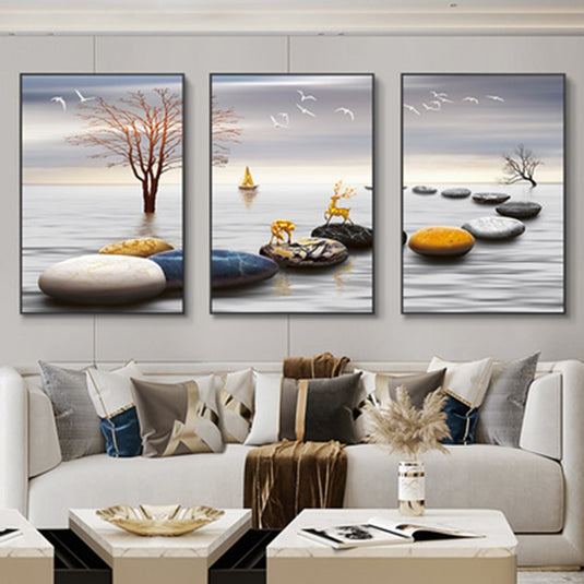 3 pieces of plates Very beautiful for your home decor Suitable and bright colors