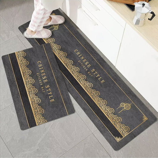 Fashion simple Scandinavian style kitchen rug