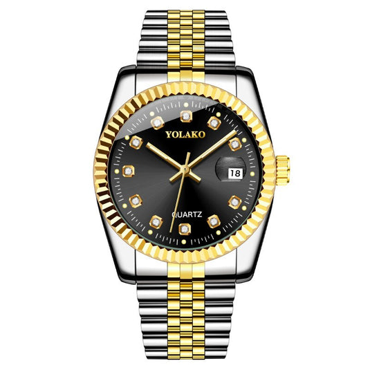 luxury men's watches The same luxury gold watches of stainless steel 4-colors