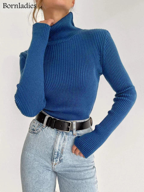 2022 Women's Sweaters, Winter Warm, Knitted Soft Wool, Round Neck, Neck Warmer