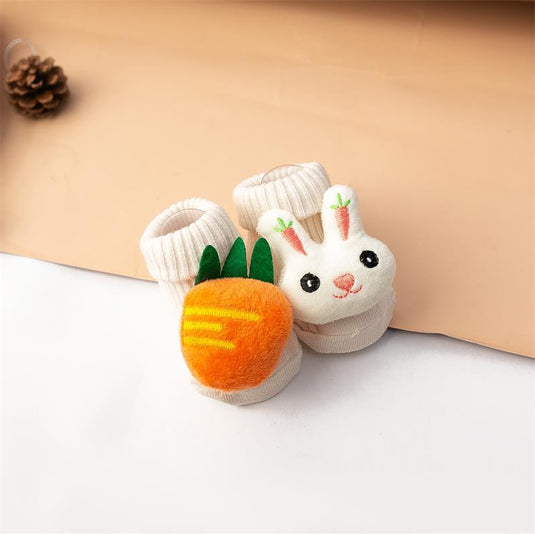 Newborn baby socks. soft cotton anti slip cute animal shapes