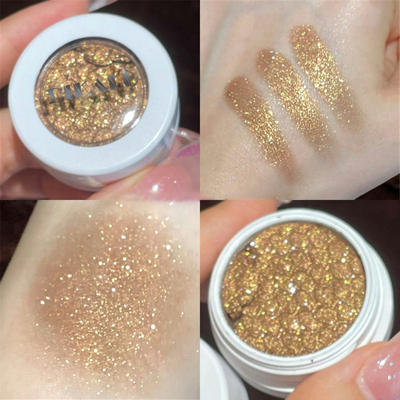 Load image into Gallery viewer, Gorgeous shimmer diamond eyeshadow palette, long lasting shine and can be used as highlighter
