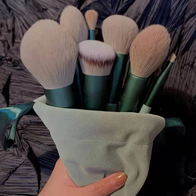 Load image into Gallery viewer, 13pcs fluffy soft makeup brush set for cosmetics, blusher and eyeshadows
