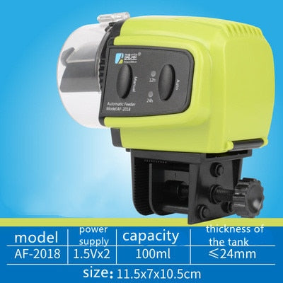Load image into Gallery viewer, fish feeding device 2in 1 smart automatic Placed in the tank to feed the fish permanently

