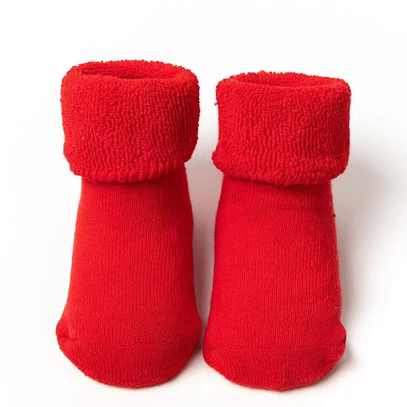 Load image into Gallery viewer, Soft socks for newborns Made of cotton, non-slip Suitable for Christmas
