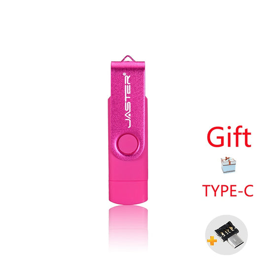 JASTER high speed usb flash You can not connect to it, but to the computer and to the mobile phone Two storage capacity: 2GB_64_GB assorted colors