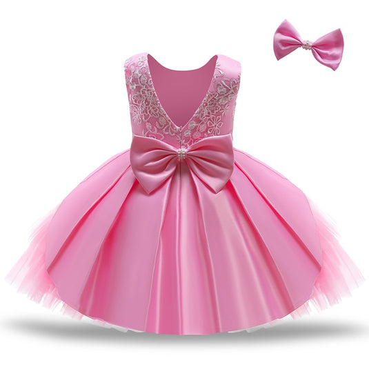 Baby dress Princess dress suitable for parties and birthdays with Vonka all colors