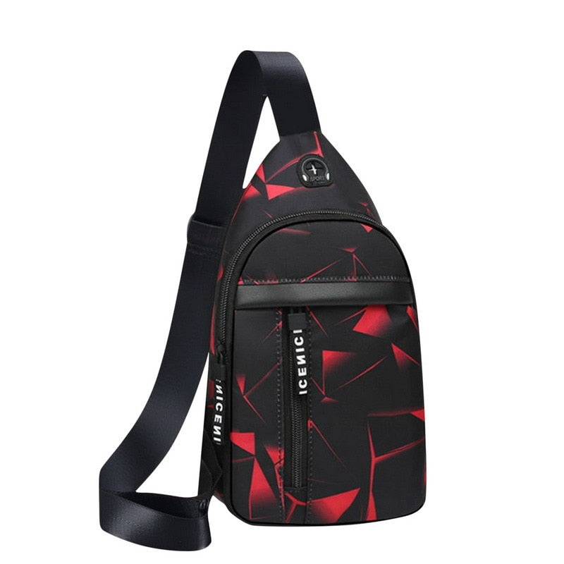 Load image into Gallery viewer, Luxury men's back bag  For school and university use Placed on one shoulder It has a mobile charger 15 colors
