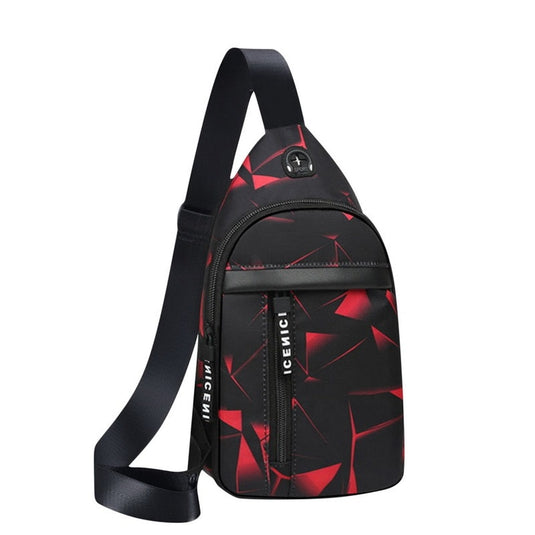 Luxury men's back bag  For school and university use Placed on one shoulder It has a mobile charger 15 colors