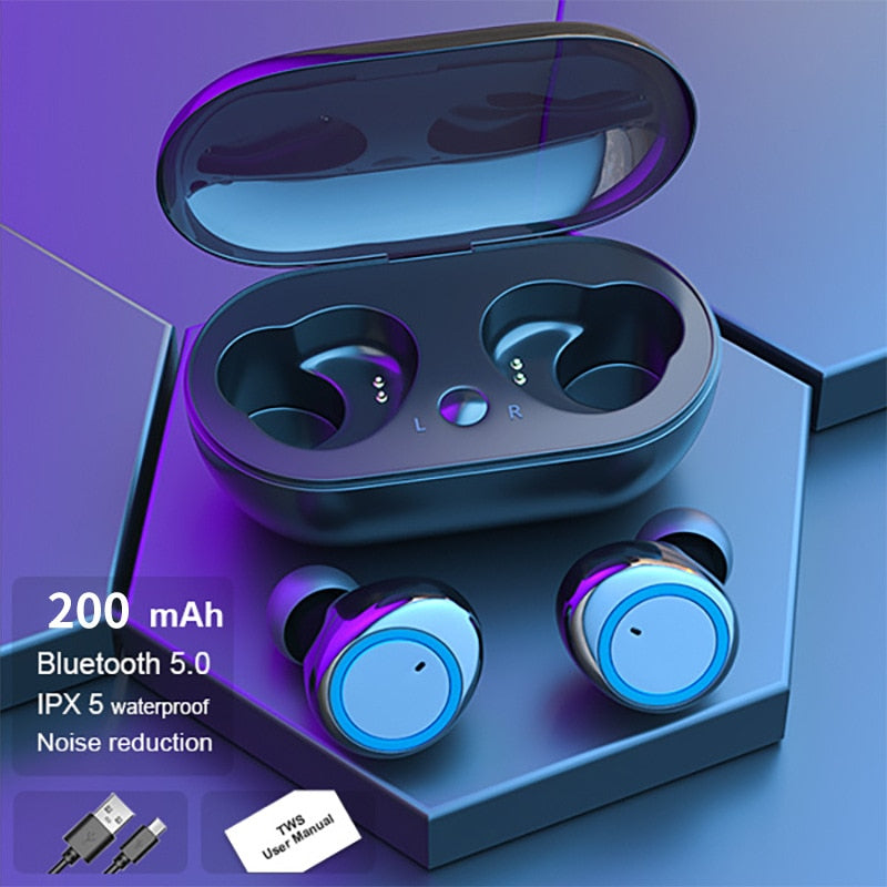 Load image into Gallery viewer, Mini Touch Dual Sport Wireless Noise Reduction Bluetooth Headset
