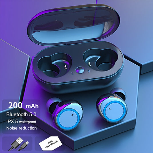 Mini Touch Dual Sport Wireless Noise Reduction Bluetooth Headset
