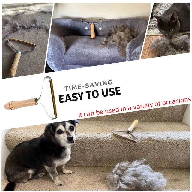Load image into Gallery viewer, Pet, cat and dog hair remover removes lint from clothes and upholstery
