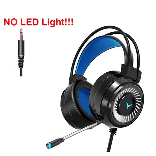 Great gaming headphones RGB lights To salivate and listen to music Soundproof, and with microphone for communication