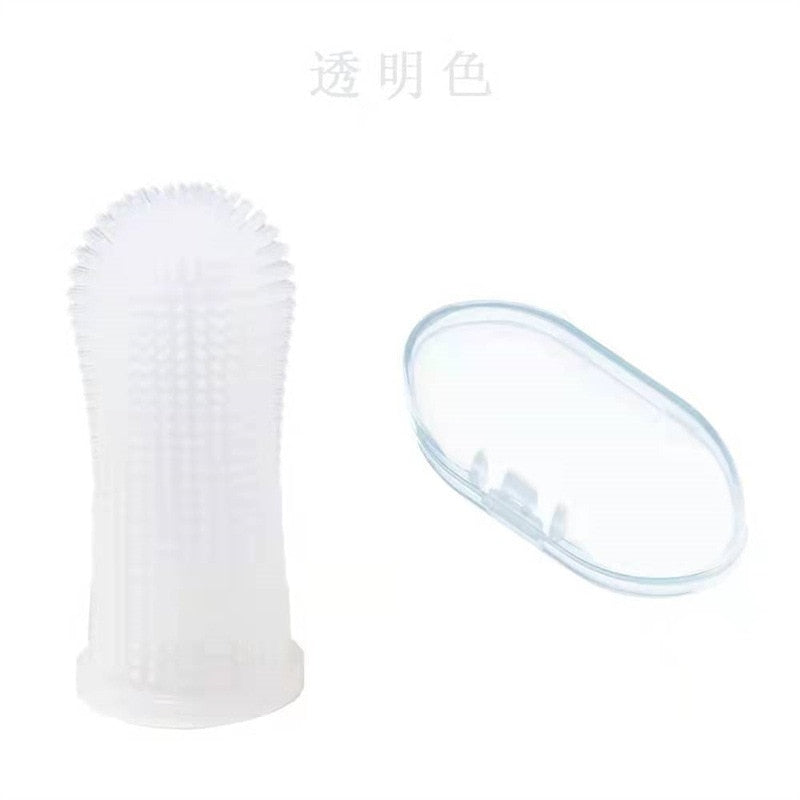 Load image into Gallery viewer, Toothbrush for pets and get rid of bad odor, worn on the finger super soft 5_colors
