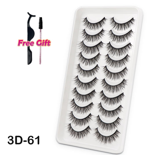 5/10 Pairs 3D Mink Lashes Dramatic Natural Lashes
