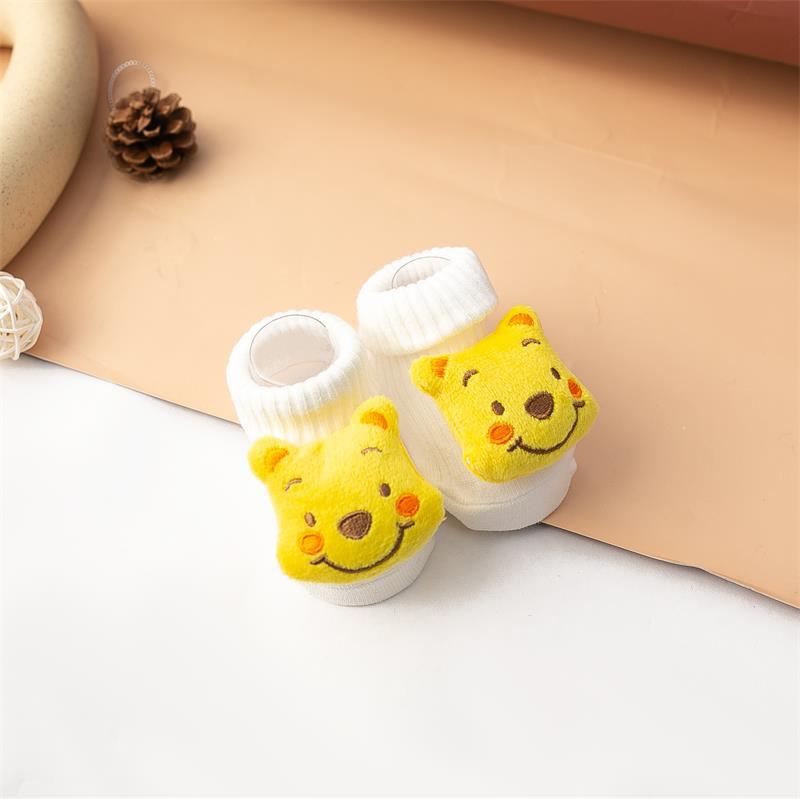 Load image into Gallery viewer, Newborn baby socks. soft cotton anti slip cute animal shapes
