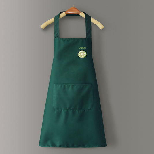 New korean version waterproof and oil-proof home kitchen apron for men and women