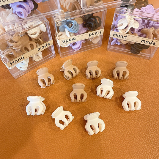 10pcs luxury hair clips Made of plastic used for babies 9-watt