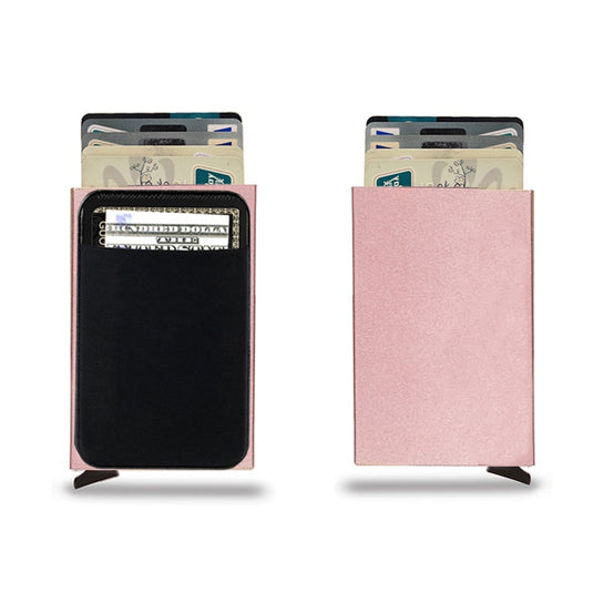 smart wallet Fits all your cards made of steel All colors are there