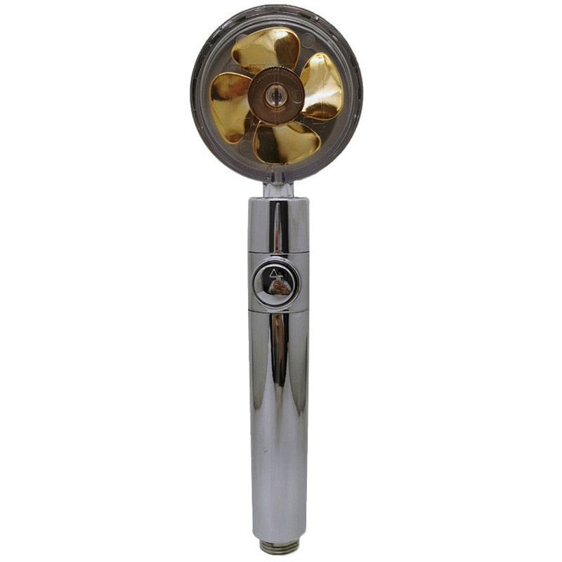 Load image into Gallery viewer, Shower head... it saves water with great pressure with fan Awan that matches your decor
