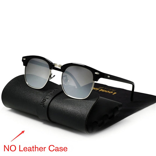 Classic sunglasses without a frame for men in luxurious colors