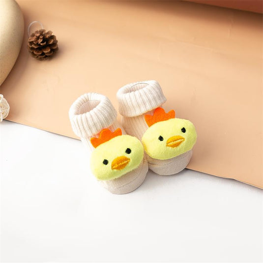 Newborn baby socks. soft cotton anti slip cute animal shapes