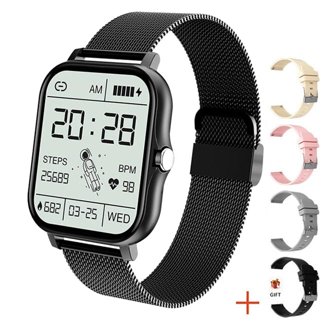 Load image into Gallery viewer, 2022 Women's smart watch, beautiful and elegant Bluetooth connection with IOS and ANDROID mobiles
