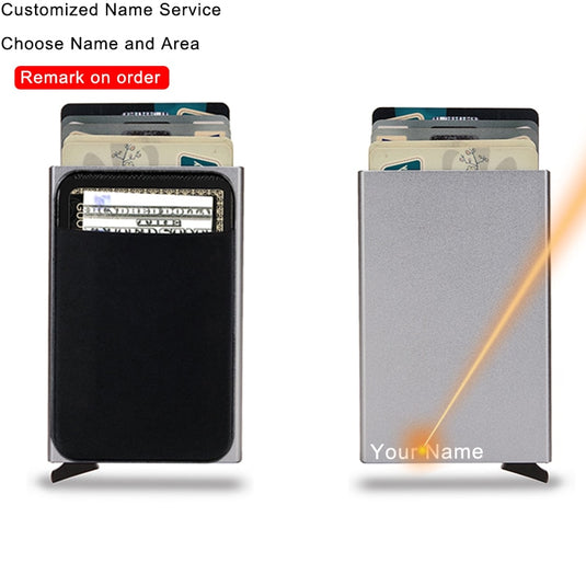 smart wallet Fits all your cards made of steel All colors are there