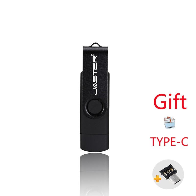 Load image into Gallery viewer, JASTER high speed usb flash You can not connect to it, but to the computer and to the mobile phone Two storage capacity: 2GB_64_GB assorted colors

