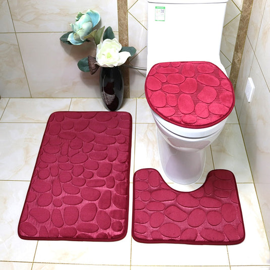 A set of three saddlebags Non-slip, water absorbent cobbled colors_12.