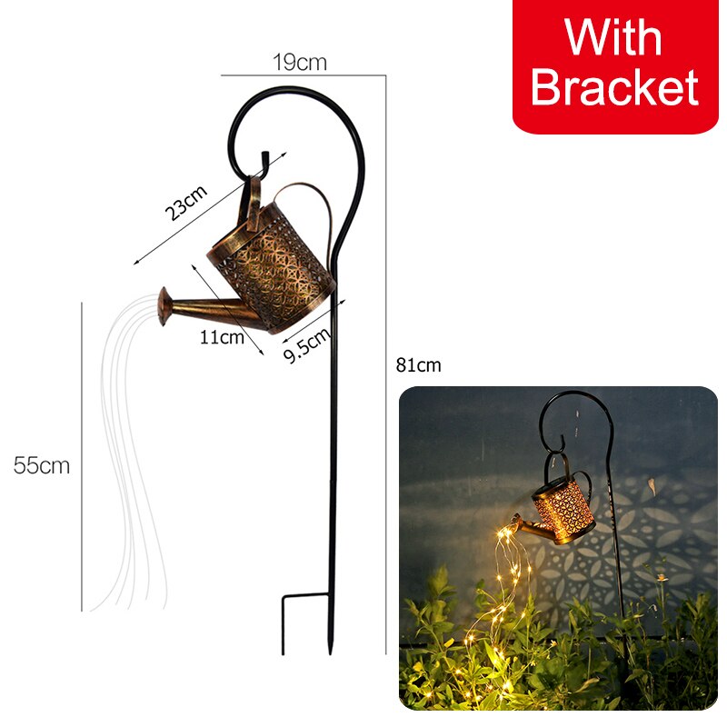 Load image into Gallery viewer, jug shaped led lamp jug holder Suitable for your garden decoration
