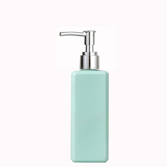 Glass box for bathroom shampoo It is beautiful and suitable for decoration It is refilled Colors: 5 colors