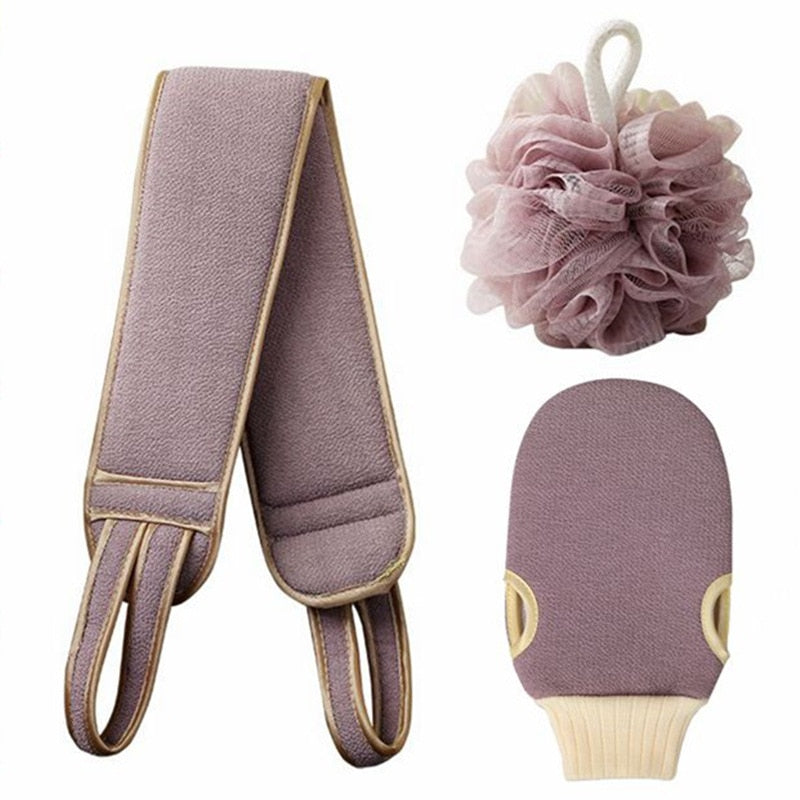 Load image into Gallery viewer, 3 pieces of body lotion Soft, long to clean the back, and worn with the palm to exfoliate the skin 5_colors.
