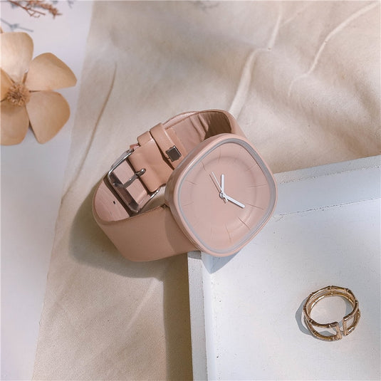 Women's watch suitable for your daily life sports bright colours leather bracelet 18 colors