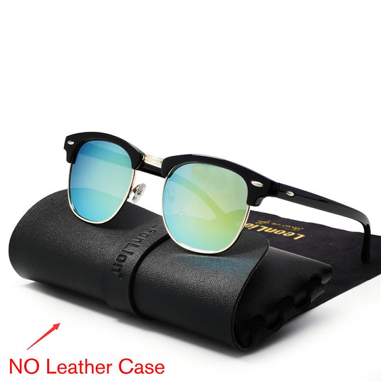 Classic sunglasses without a frame for men in luxurious colors