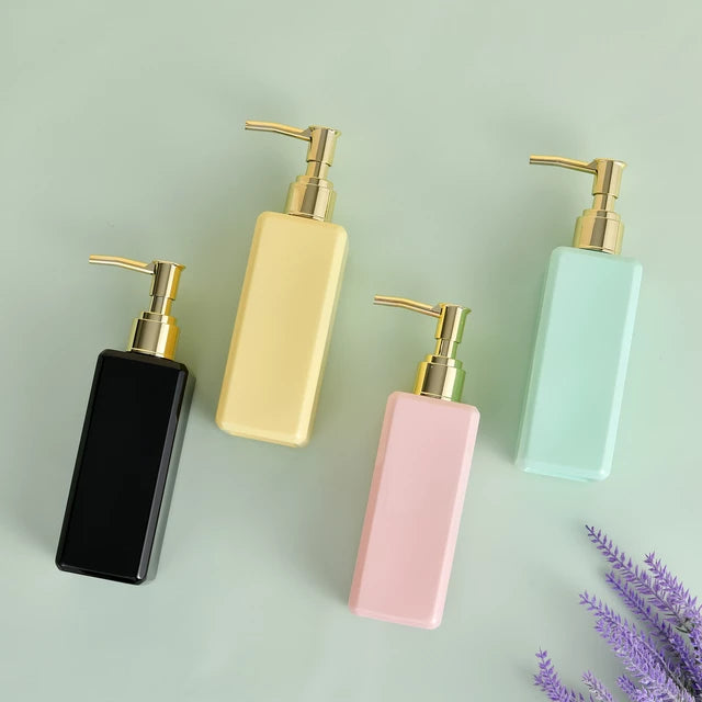 Load image into Gallery viewer, Glass box for bathroom shampoo It is beautiful and suitable for decoration It is refilled Colors: 5 colors
