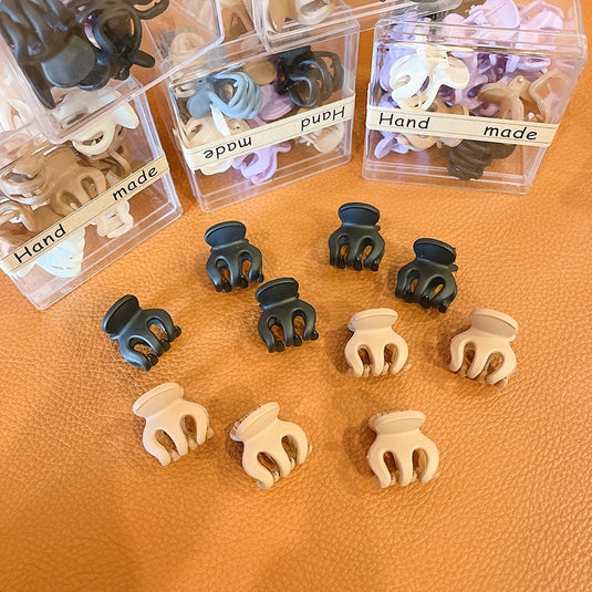10pcs luxury hair clips Made of plastic used for babies 9-watt