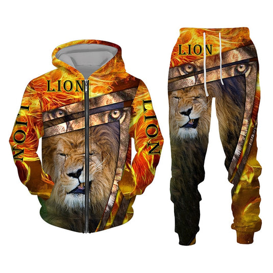 Luxurious pajama set for men winter outfit with a 3D image Each piece can be purchased separately all measurements