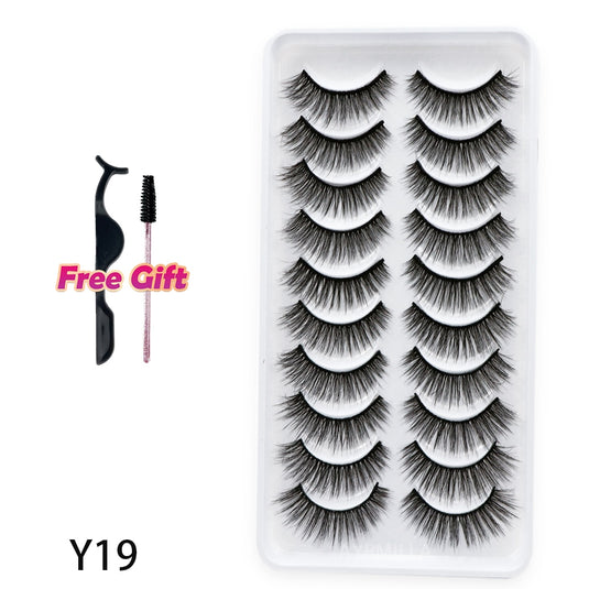 5/10 Pairs 3D Mink Lashes Dramatic Natural Lashes