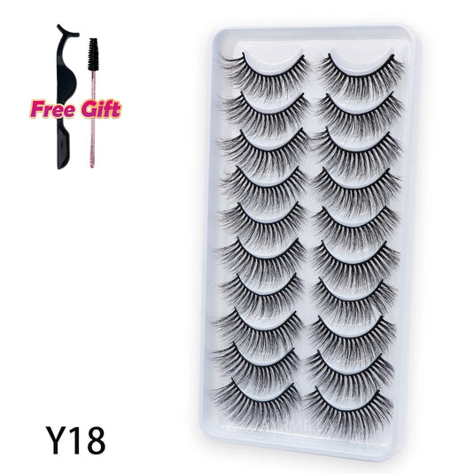 5/10 Pairs 3D Mink Lashes Dramatic Natural Lashes