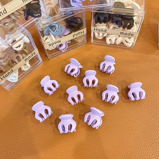 10pcs luxury hair clips Made of plastic used for babies 9-watt